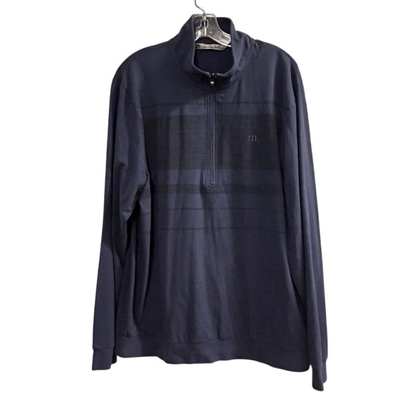 Travis Mathew Other - Travis Mathew Men's XL Blue Quarter Zip Pullover Sweater Casual Golf